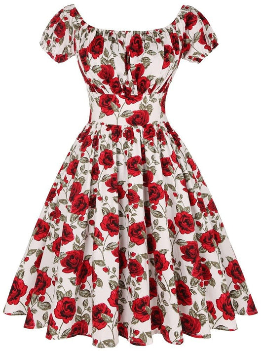 Rockabilly Women Swing Dress, Party Dresses- 50s 60s